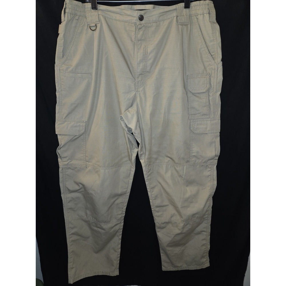 5.11‎ Tactical Stryke Pants Mens 40x32 Beige Canvas Ripstop Cargo Military